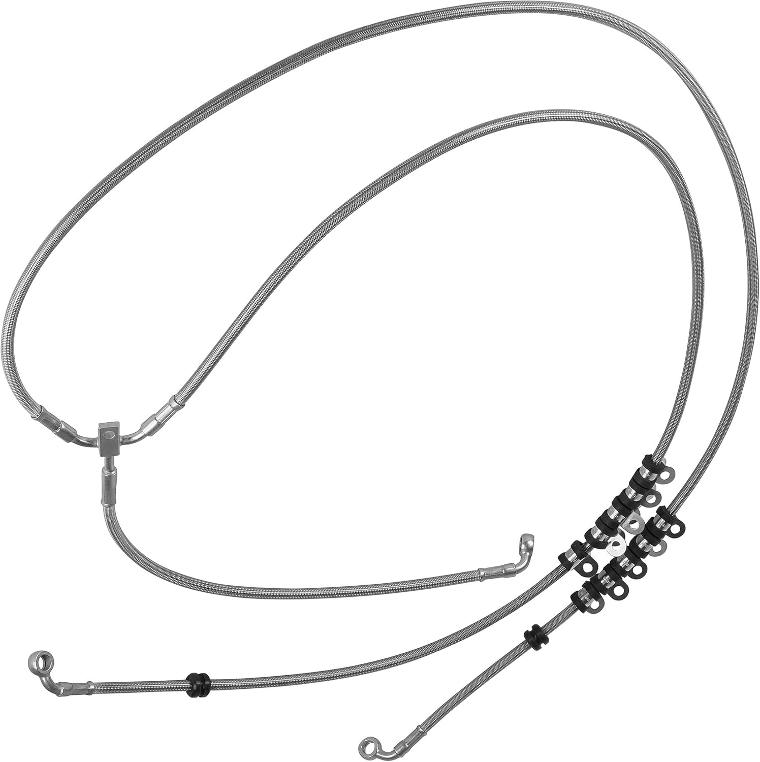 Caltric Front Flexible Brake Hose Compatible with Can-Am Maverick X3 4x4 XRC Turbo DPS 2018 705601495