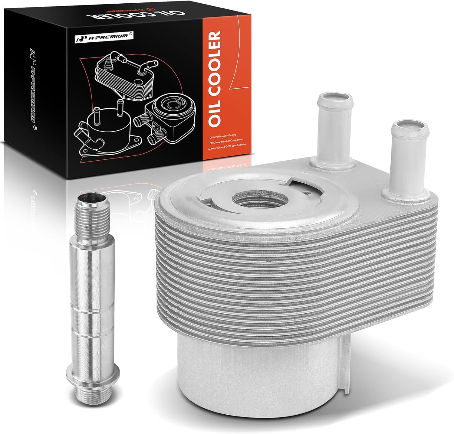 A-Premium Engine Oil Cooler Compatible with Jeep Grand Cherokee 2012-2021 & Dodge Charger 2009-2023, Durango 2018-2024, Challenger 2011-2023 & Chrysler 300 2009-2010 2012-2014 2023 &, 5.7L 6.4L