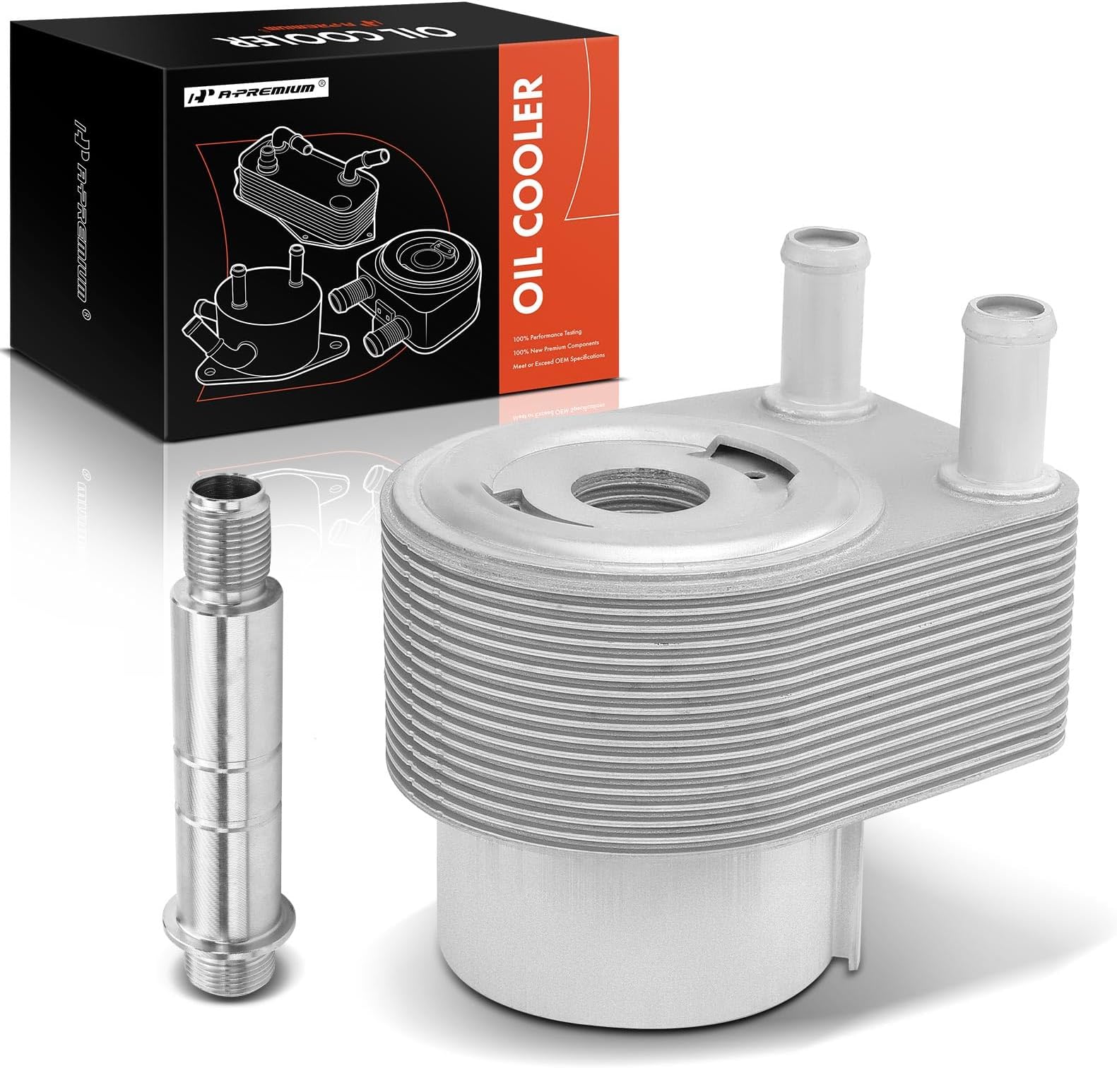 A-Premium Engine Oil Cooler Compatible with Jeep Grand Cherokee 2012-2021 & Dodge Charger 2009-2023, Durango 2018-2024, Challenger 2011-2023 & Chrysler 300 2009-2010 2012-2014 2023 &, 5.7L 6.4L