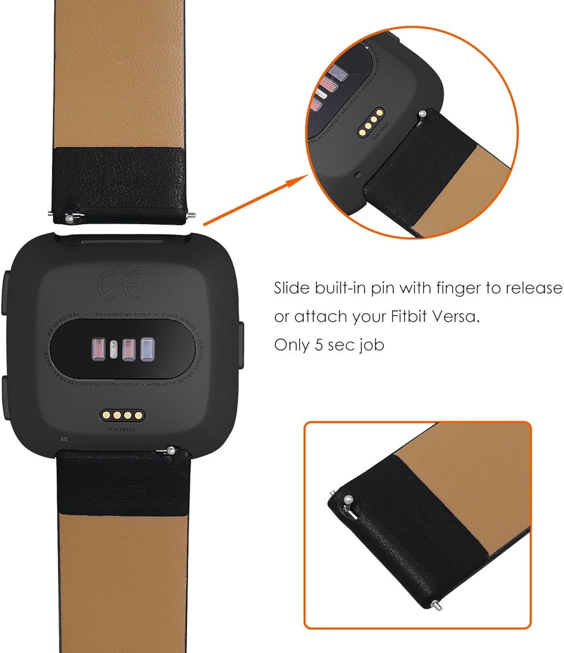 KADES for Fitbit Versa Watch Band
