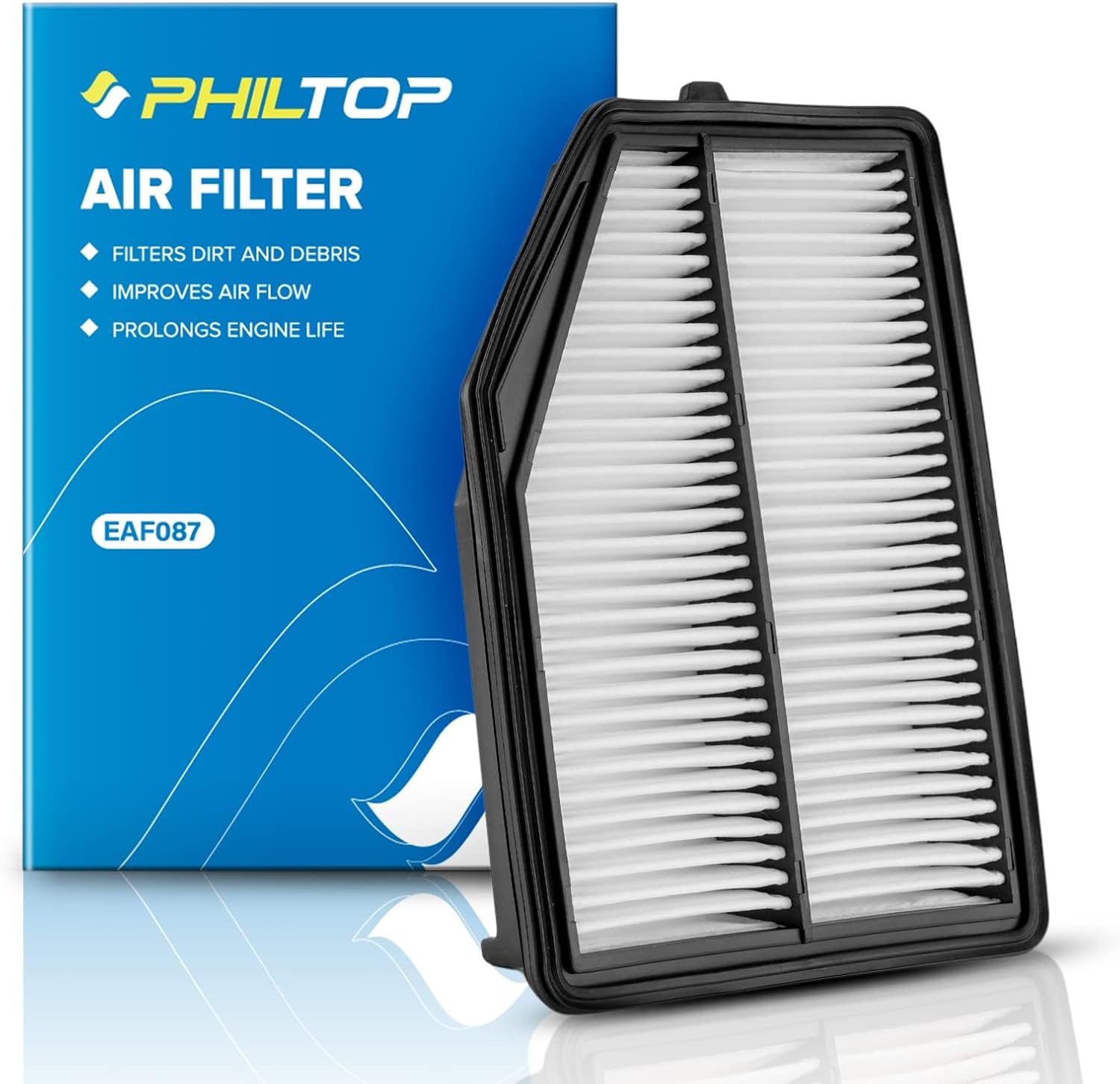 PHILTOP Engine Air Filter, EAF094 (CA11413) Replacement for RDX (2013-2018), Improve Engine Performance