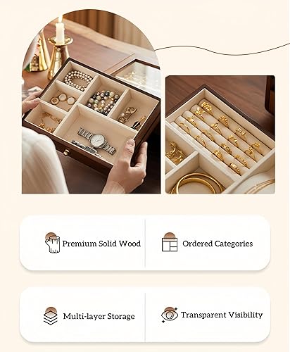 Miniatura 5 de Joyeros de madera maciza