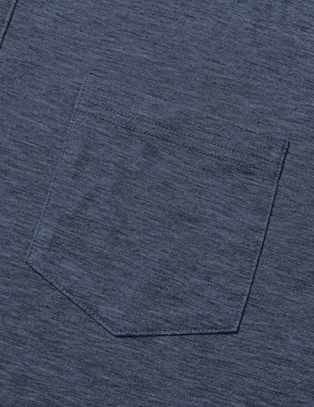 Camisa Polo para Hombre Manga Corta Algodón Azul Talla L miniatura 7