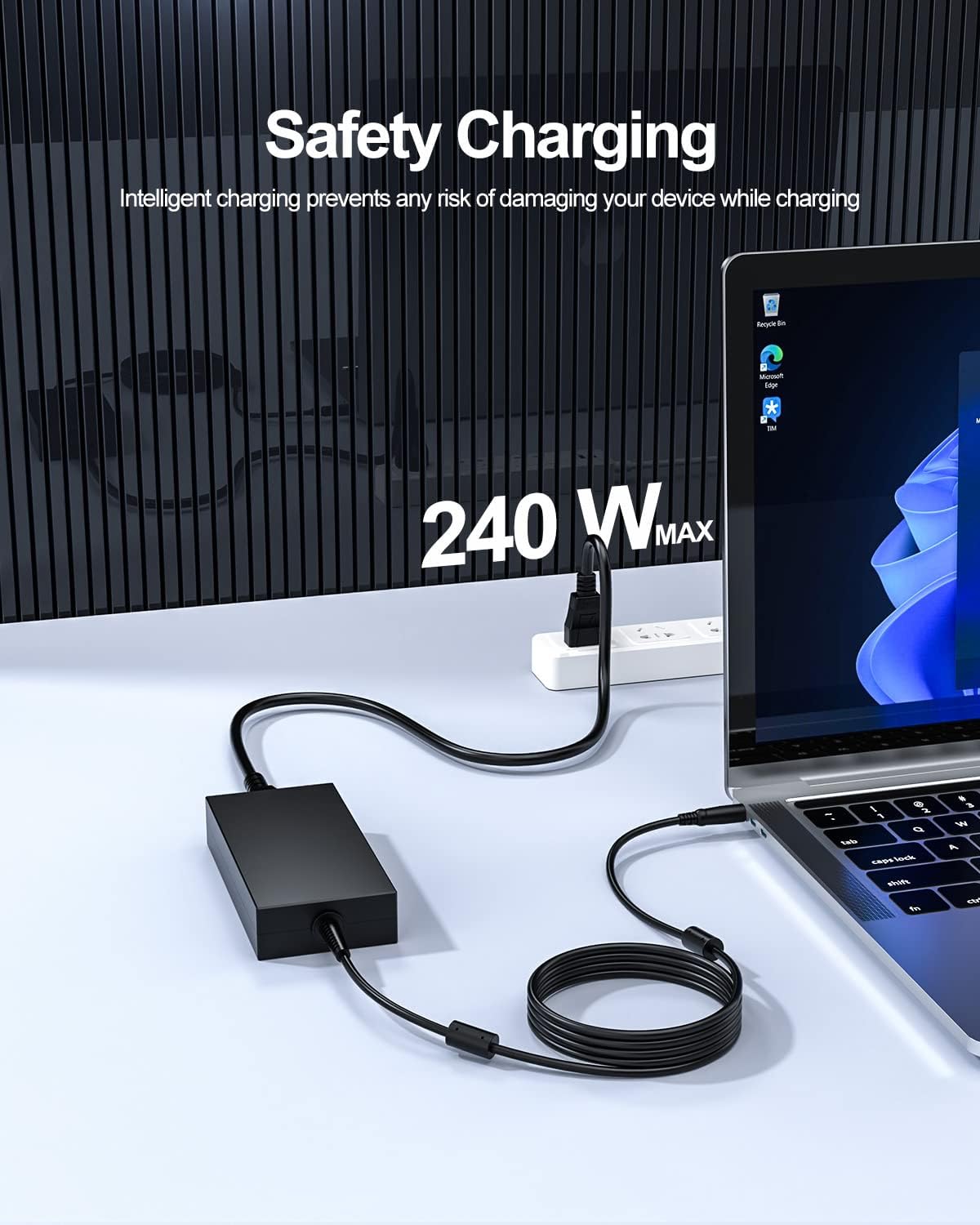 240W 230W Charger Fit for MSI GE66 GE76, Raider GP66 GP76, Leopard WE76 WE76-11UX A20-240P2A Laptop AC Adapter Power Supply Cord
