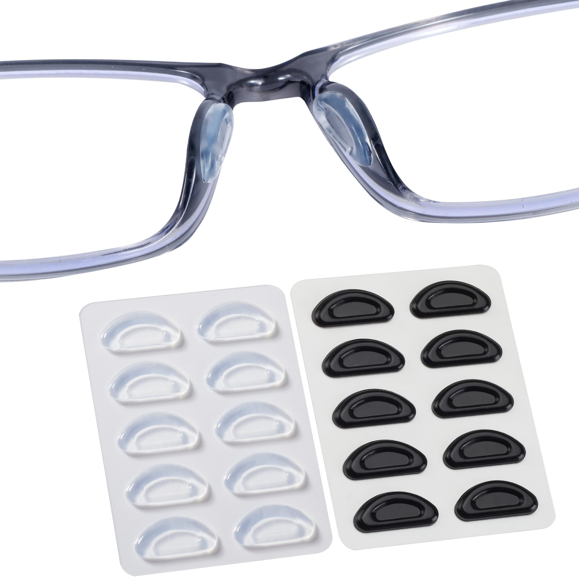 Amazon.com: Eyeglass Nose Pads-Upgraded Soft Silicone Adhesive Glasses ...