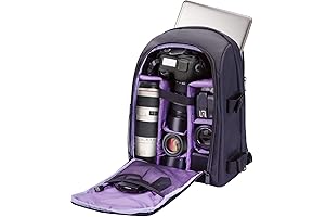 Purple Camera Bag for Photography Lovers