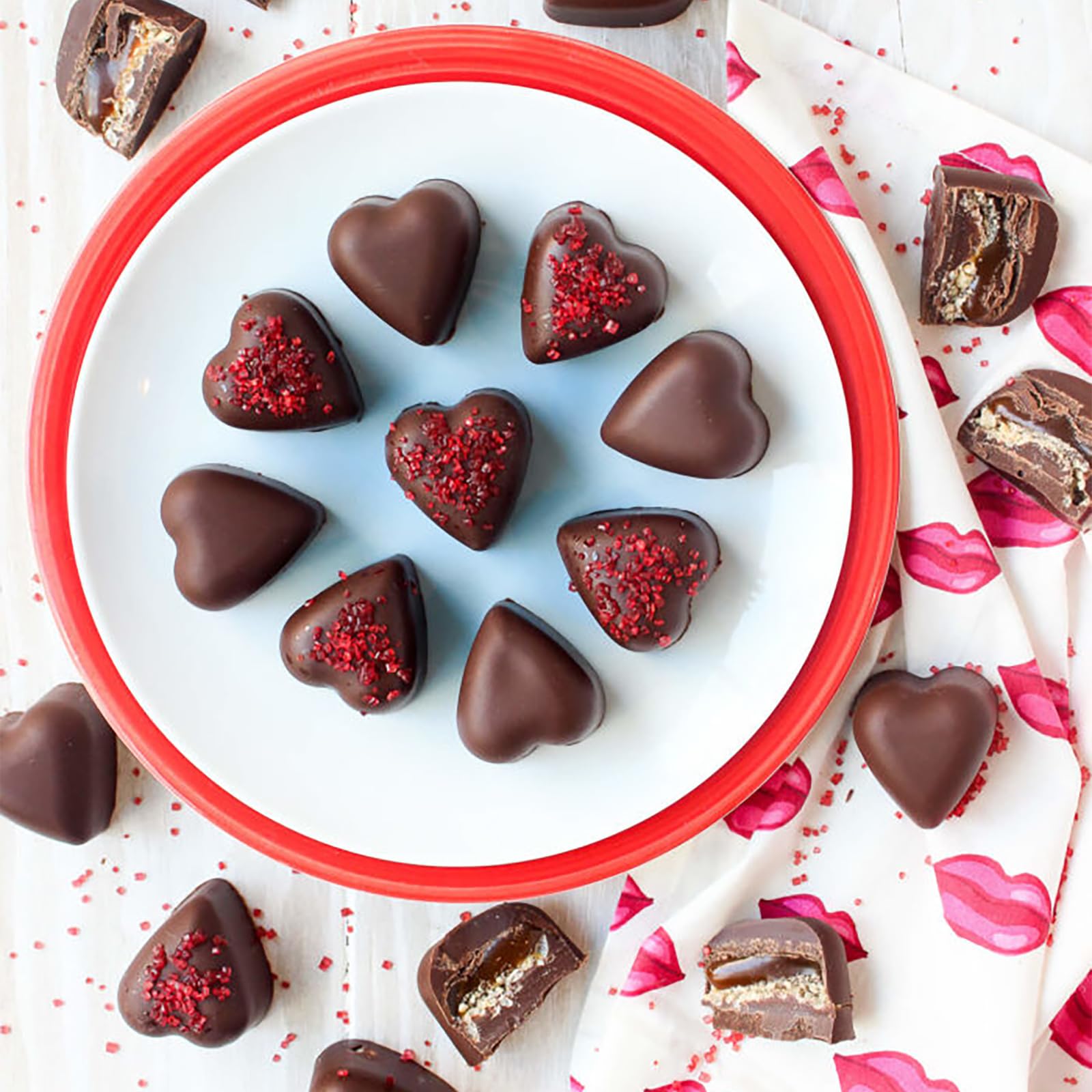 Stampo Per Cioccolatini A Cuore In Silicone - Per San Valentino, Senza BPA, Riutilizzabile - Foto 4