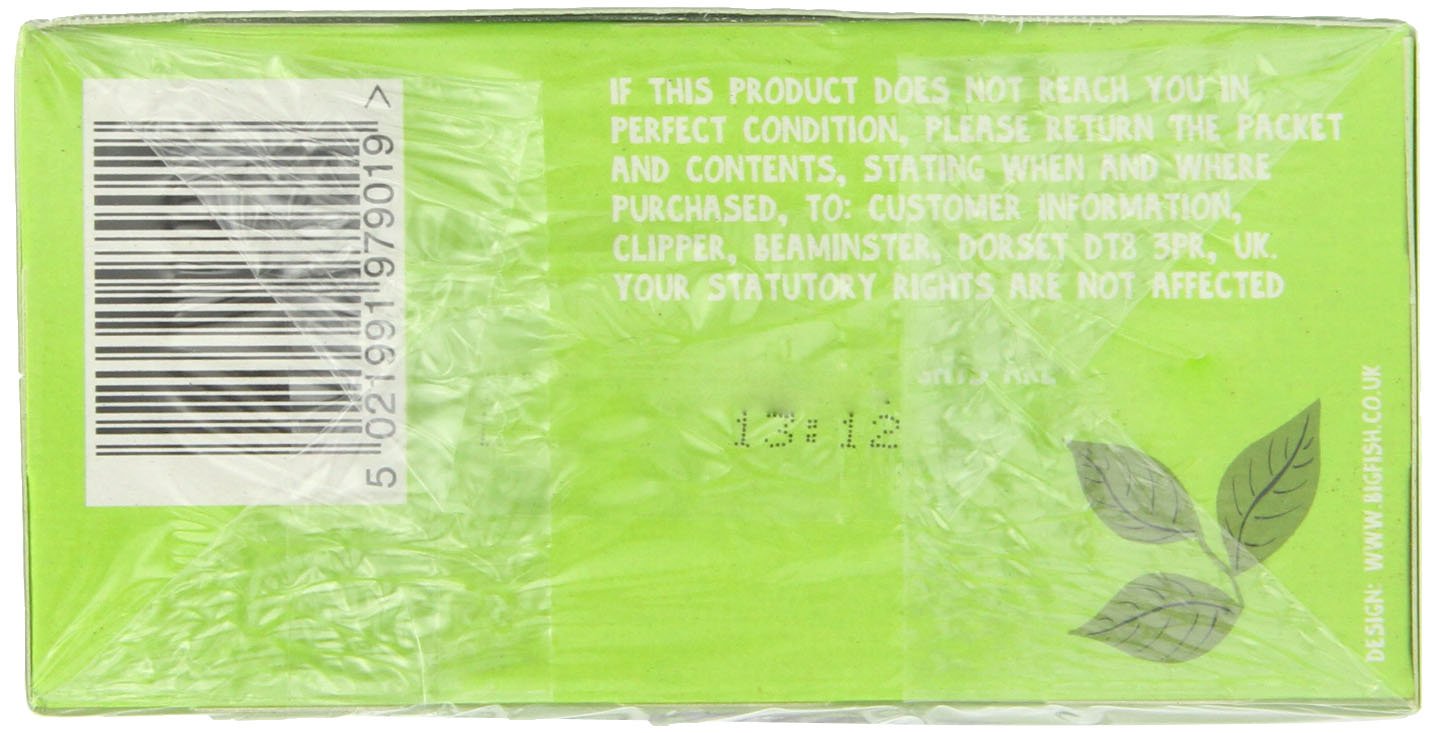 Clipper Pure Green 80 bustine da tè (confezione da 3, totale 240 bustine di tè)