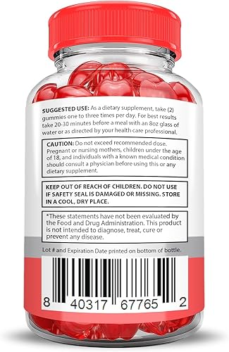 Miniatura 5 de Justified Laboratories Paquete de 5 gomitas Keto Bites Keto ACV de 1000 mg veganas sin OMG con jugo de granada, raíz de remolacha B12 300 gomitas