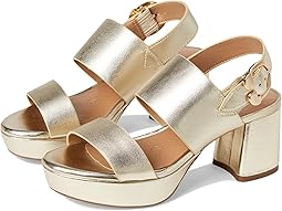 Gold Metallic Leather