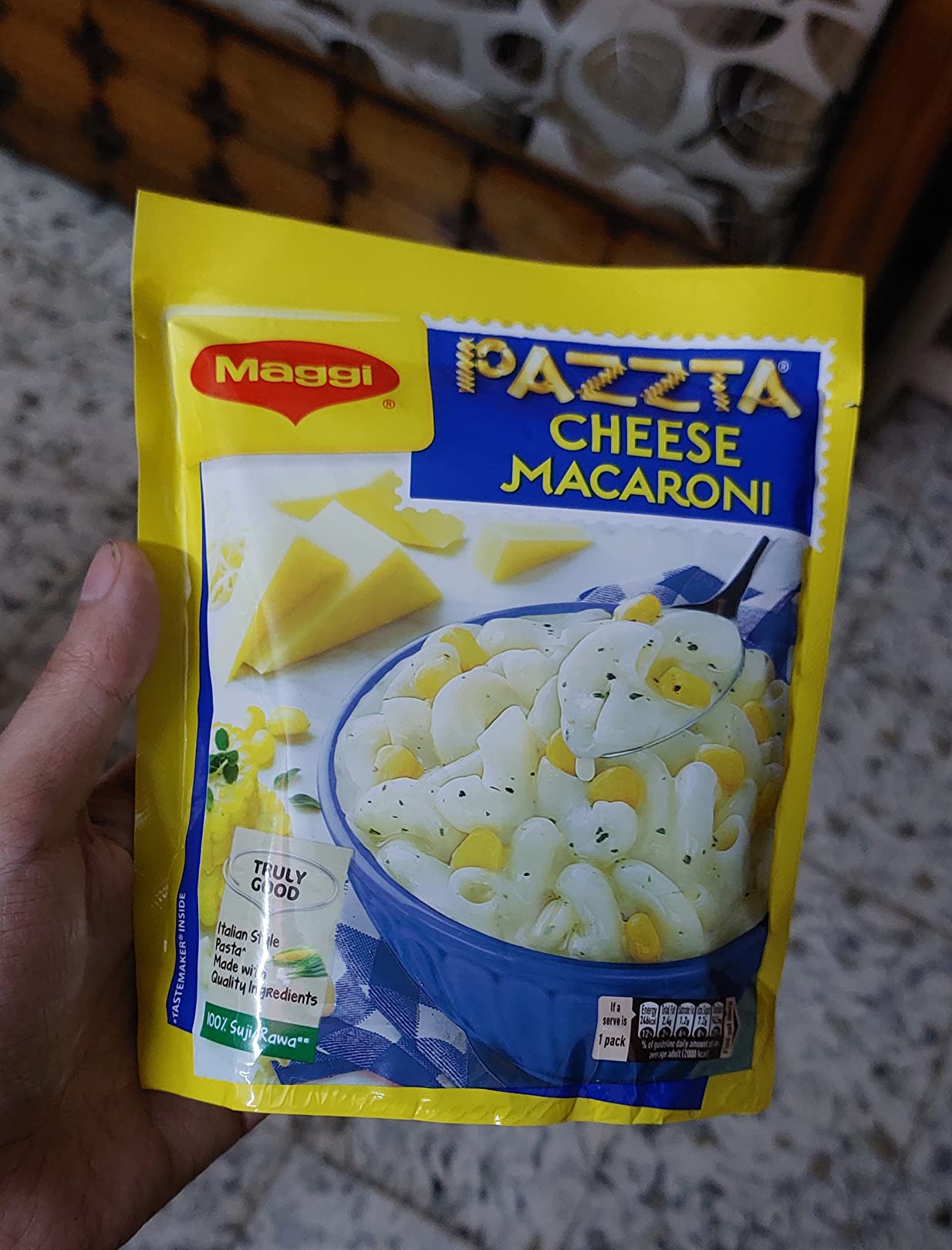 PAZZTA Maggi Pazzta Cheese Vegetarian Macaroni Pasta, Delicious Italian