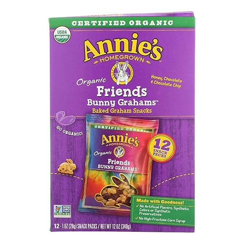 Miniatura 11 de Annie's Organic Cheddar Bunnies - Conejitos horneados de queso cheddar, Graham Snacks