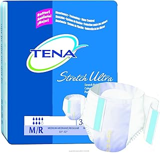 Tena Stretch Brief Ultra Absorbency, Tena Ultra Strch Brf Md, (1 Pack, 36 Each)
