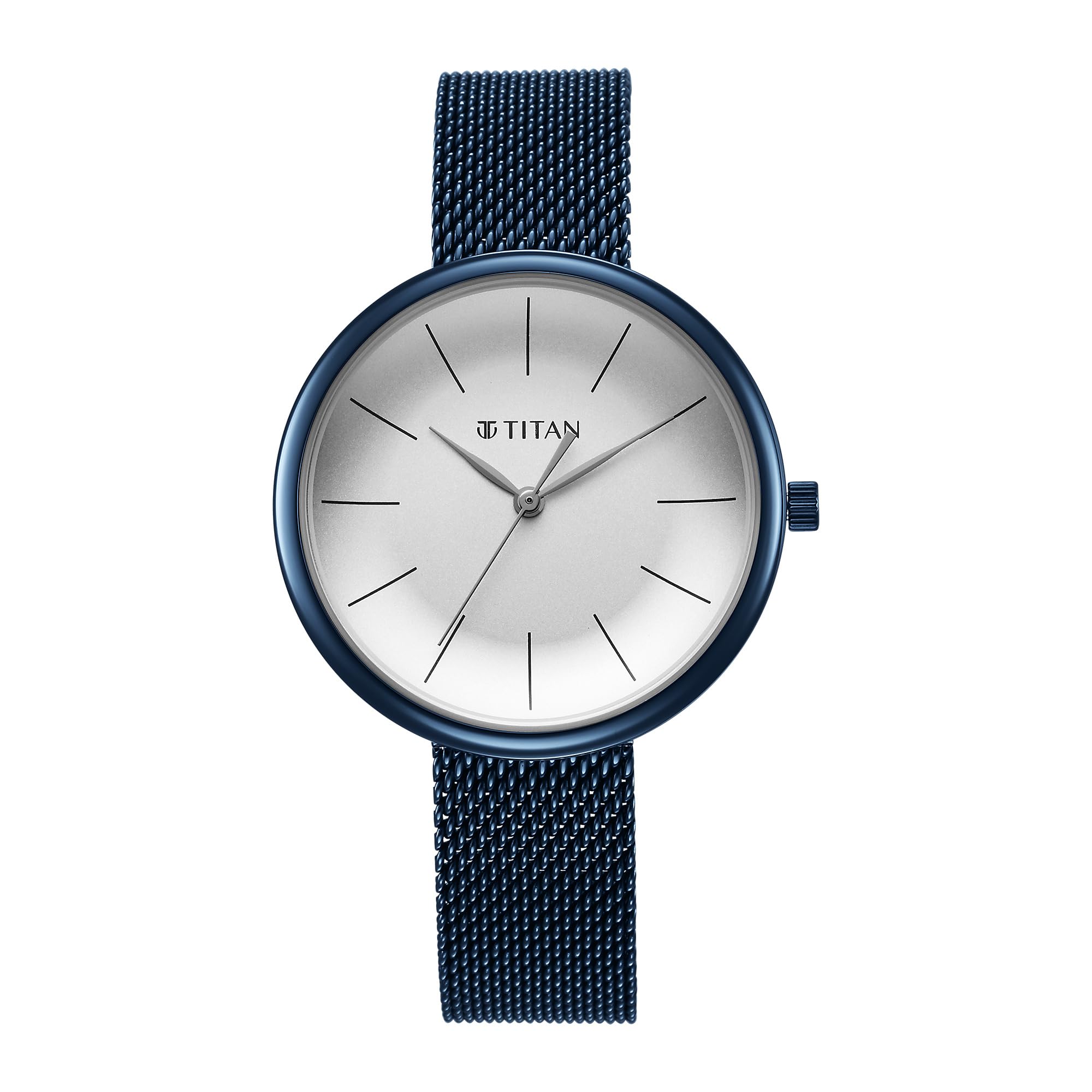 Titan Slimline Quartz Analog White Dial Blue Stainless Steel Strap Watch for Women-NS95182QM01 (B0CH8HJNSH) Amazon Price History, Amazon Price Tracker