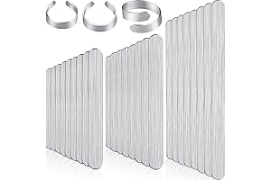 Aluminum Flat Ring Blanks for Jewelry Craft