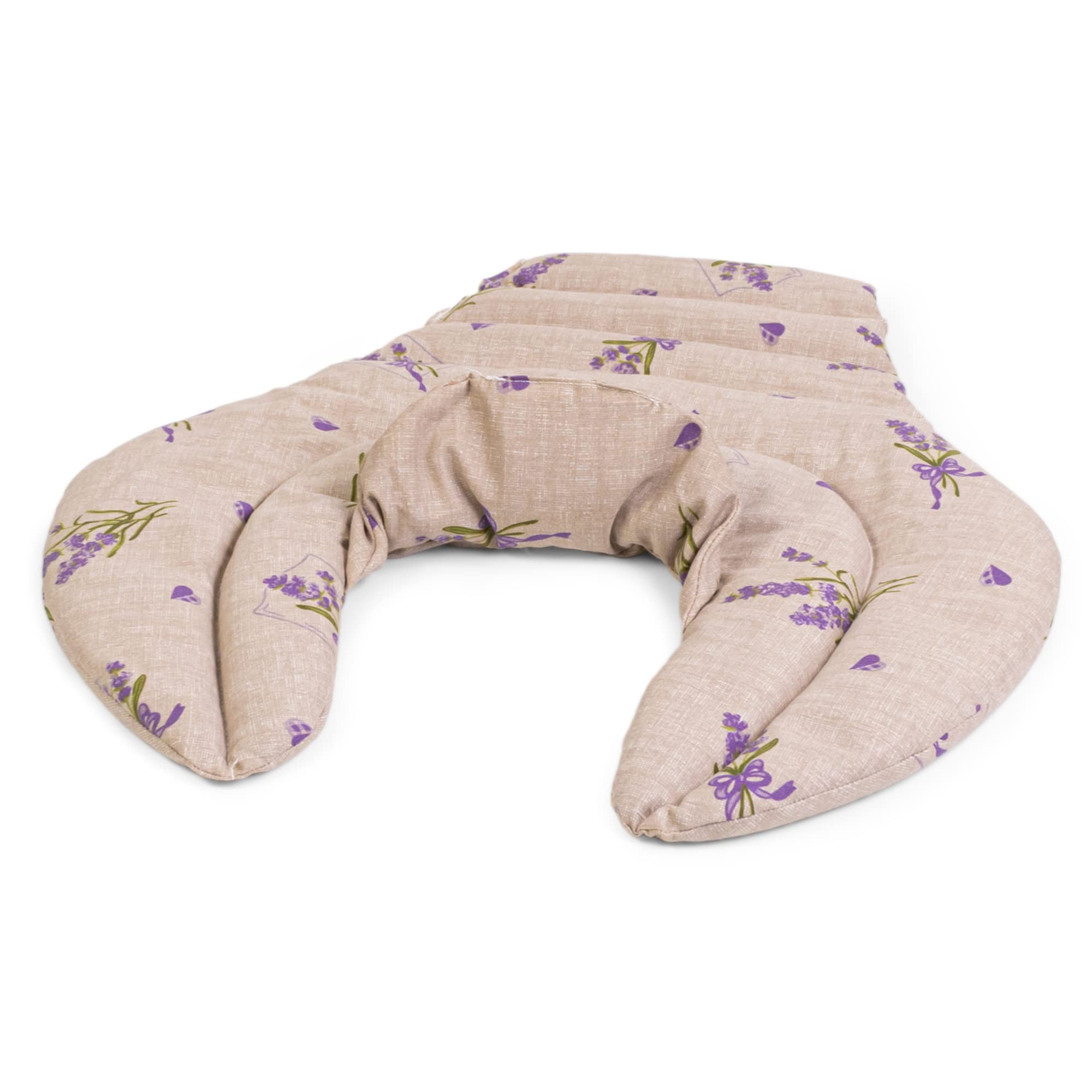 HWS - Cojín cervical térmico para cuello y hombros y espalda (aroma de cereza), color marrón