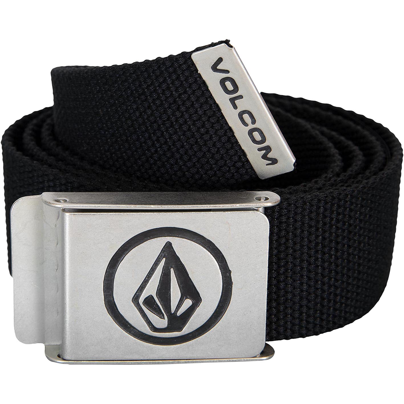 Volcom Unisex Black Circle Web Belt (, One Size), One Size