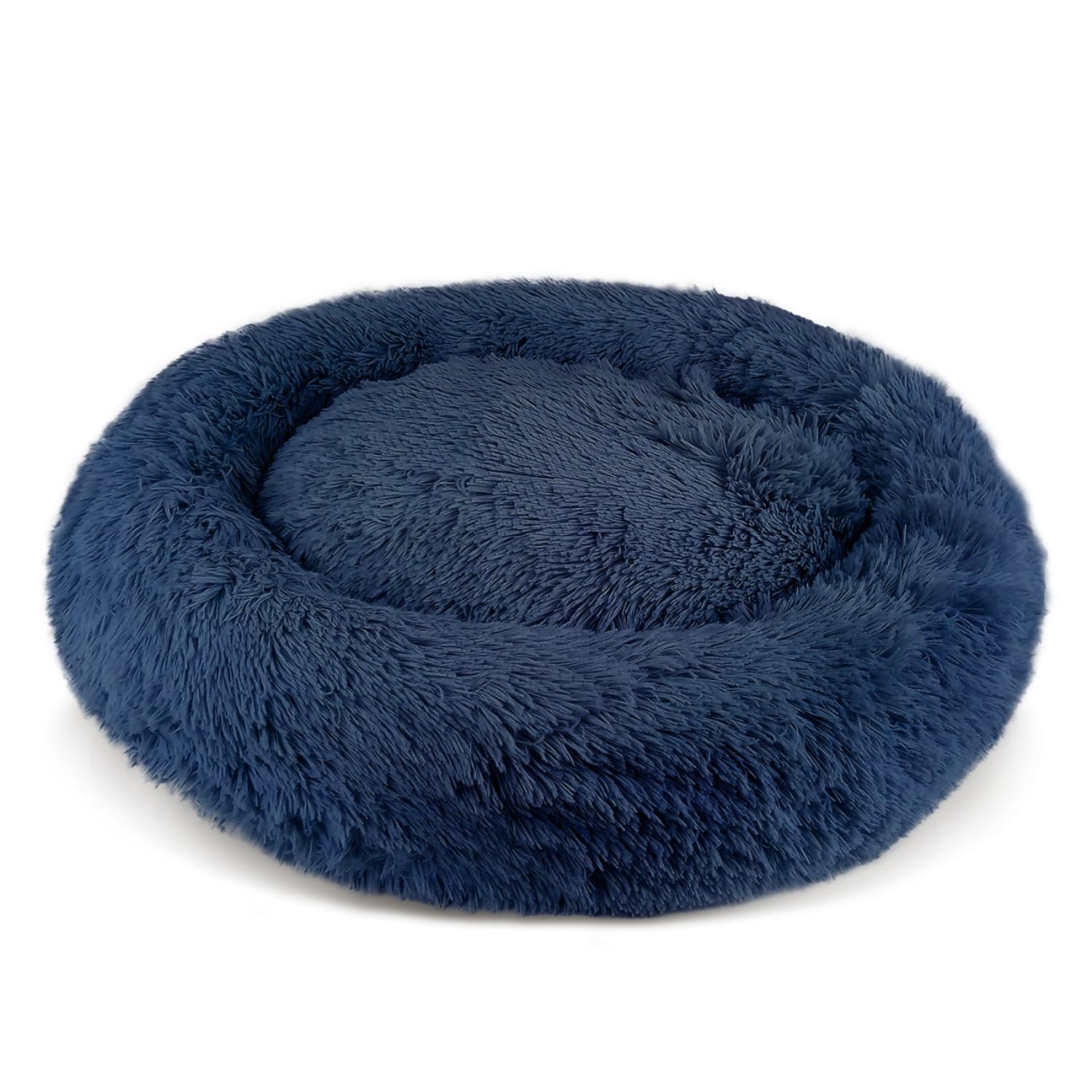 Lit en peluche pour chiens Alaska Bleu XL 81cm déhoussable et lavable