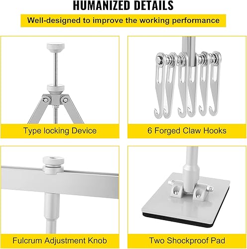 Miniatura 5 de Bestauto Kit de barra de palanca de abolladuras, apta para extracción de abolladuras de aluminio y acero (29.528 in)