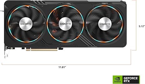 Miniatura 9 de GIGABYTE Tarjeta gráfica GeForce RTX 4070 Ti GAMING OC V2 12G, 3 ventiladores WINDFORCE, 12 GB 192 bits GDDR6X, tarjeta de video GV-N407TGAMING