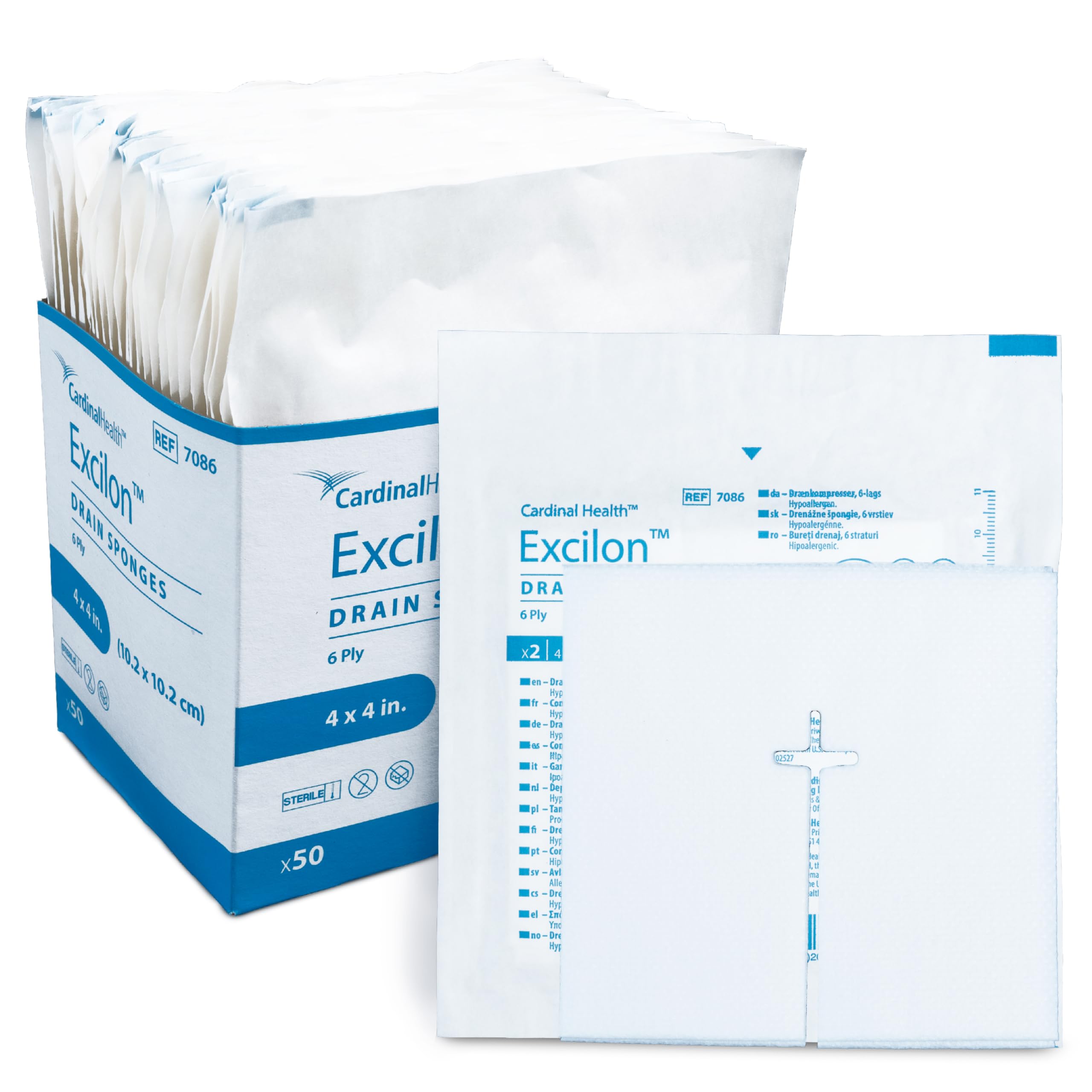Amazon.com: Covidien 7086 Excilon Drain Sponge, Sterile 2's in