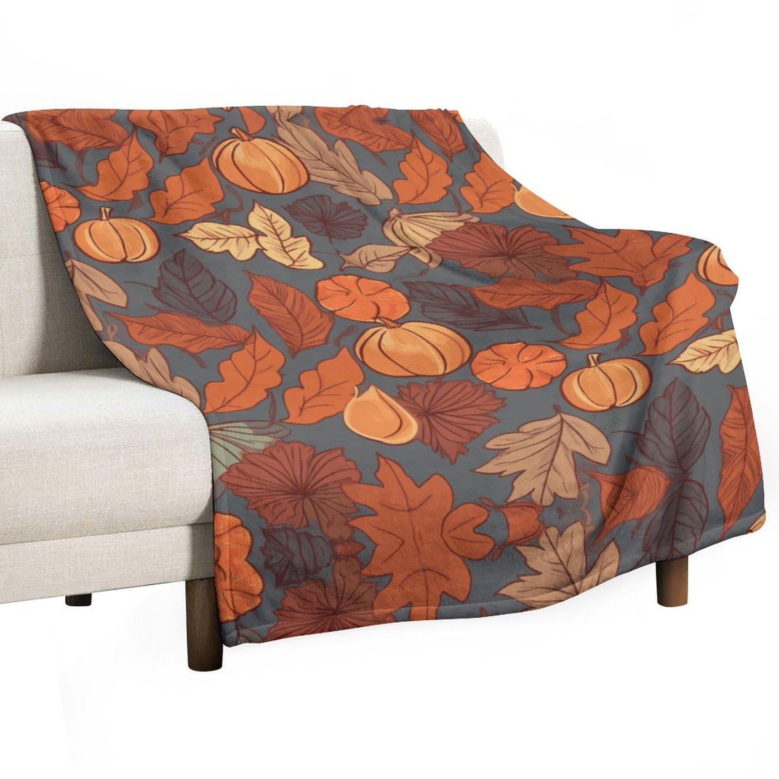 Couverture d'automne douce pour canapé et soirées cocooning