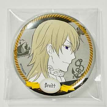 黒執事 不死鳥の宴 イベント 缶バッジ セバスチャン 黒執事 -寄宿学校編- ステンドグラス風キラキラ缶バッジ