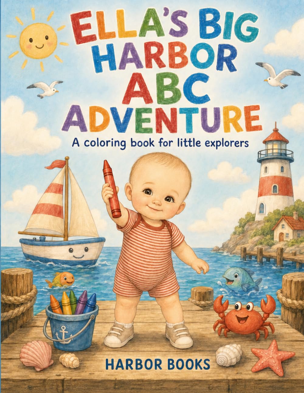 Ella's Big Harbor ABC Adventure: ABC.123.Shapes.Colors (Ella's Adventures)