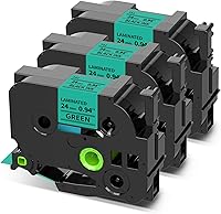 Vista 12 de Cinta para etiquetar TZe-335 compatible con Brother TZ-335 laminada blanca sobre negro para Brother P Touch PTD210 PTH110 PTD600 PT-123PC PT-P700