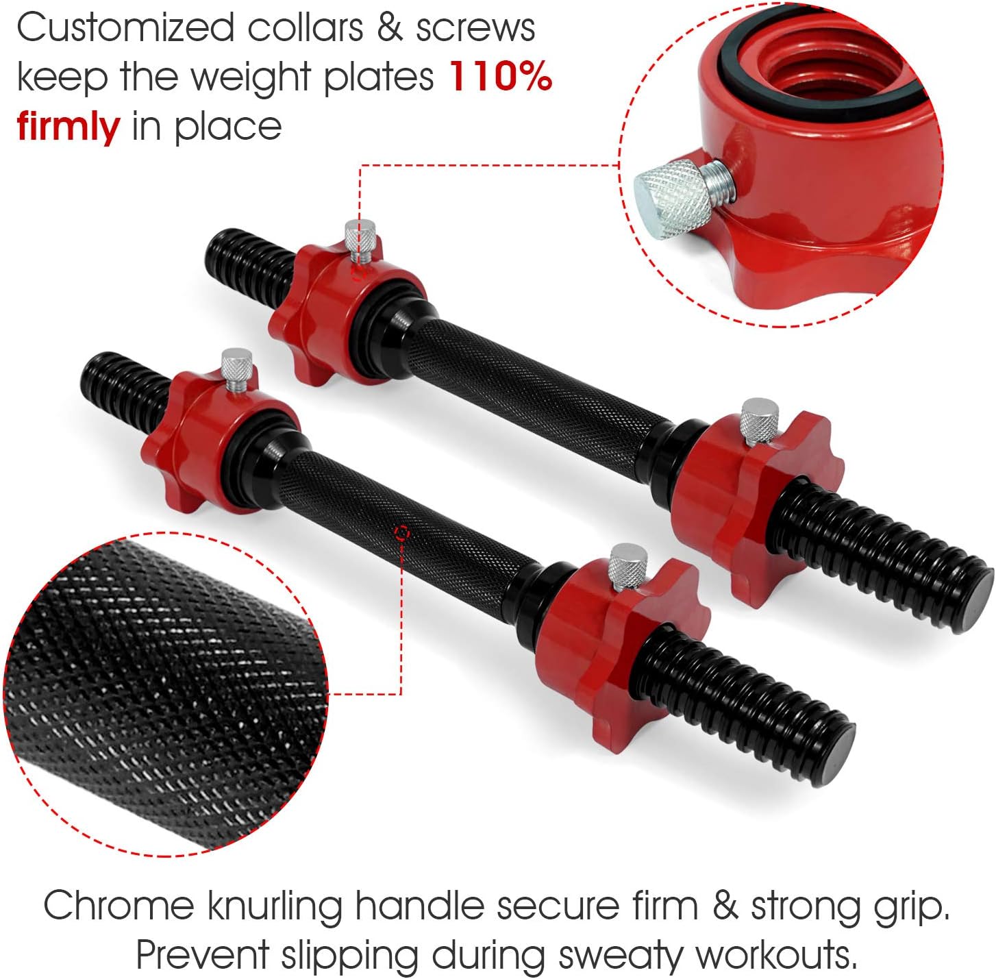 Yes4All Adjustable Dumbbells - 60 lb Dumbbell Weights with Protective Silicone Sleeves and Dumbbell Connector