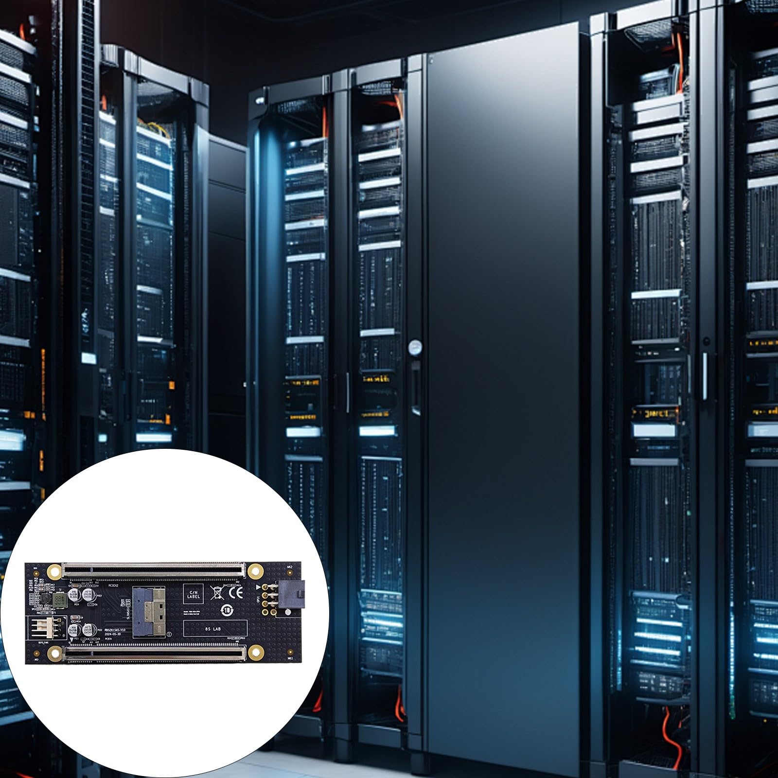 La Scheda Biforcazione PCIe 4 X16 Divide Lo Slot in 10GbE e NVMe per Scheda espansione Rack archiviazione/Rete