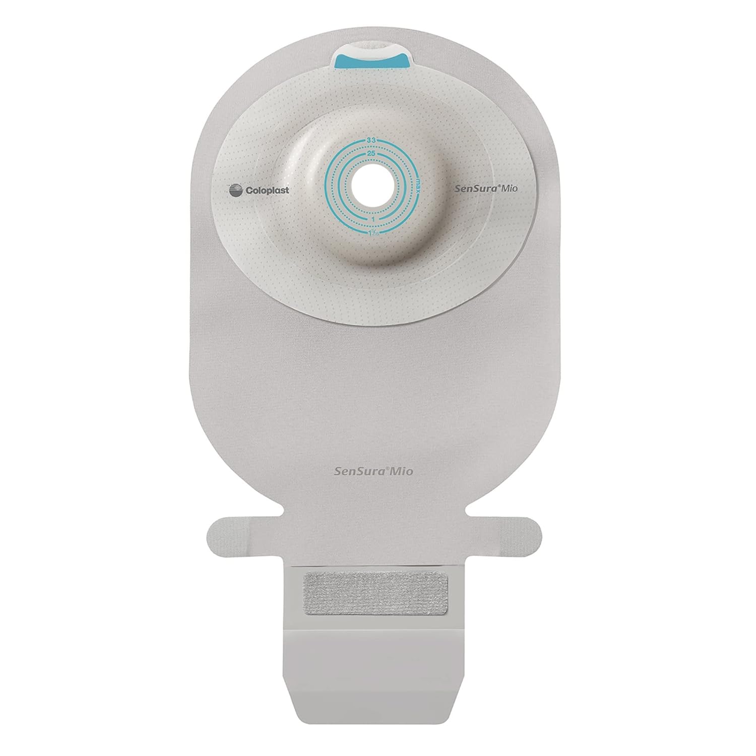 Coloplast SenSura Mio Convex Filtered Ostomy Pouch, One-Piece System 11 Inch Length, Maxi 5/8 to 1-5/16 Inch Stoma Drainable Deep Convex, Trim to Fit, 16756 - Box of 10