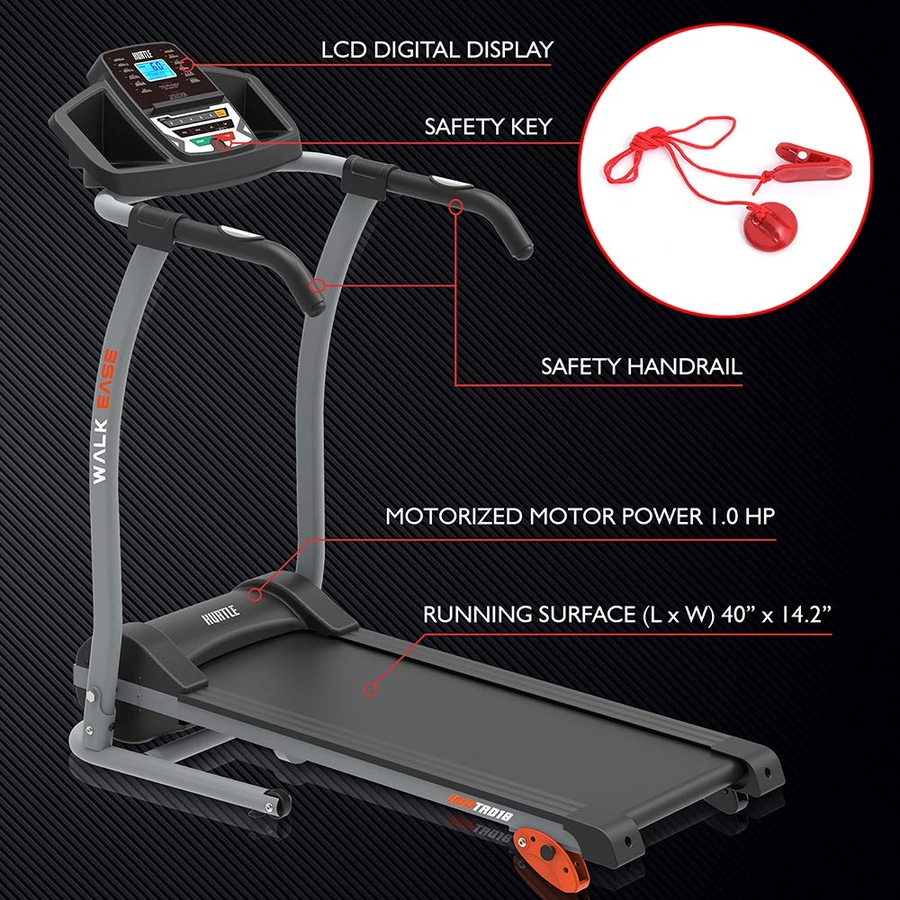 Snapklik.com : Hurtle Electric Folding Treadmill - Foldable Home ...