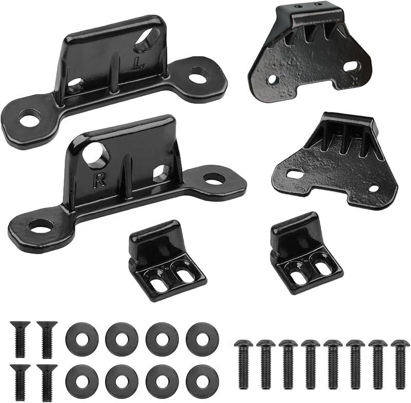 Kit de suportes de montagem para capota rígida ATRACYPART A1462 para Jeep Wrangler JL, JLU, 4xe e Gladiator JT – 1 conjunto