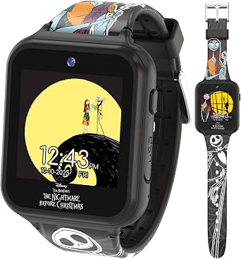 Nightmare Before Christmas Interactive Smartwatch for Kids - Camera, Games & Fitness Features