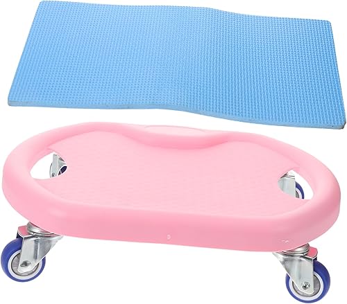 Disco deslizante de fitness abdominal con mango cómodo y alfombrilla de cortesía para entrenamiento de fuerza central en casa, rodillo versátil para