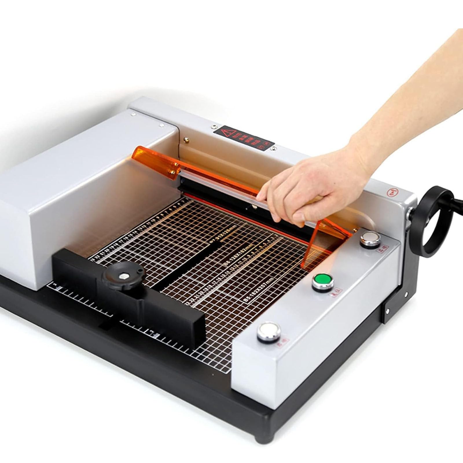Taglierina Elettrica per Carta, Larghezza di Taglio 0-300 Mm, Ghigliottina per Carta, Spessore di Taglio 40 mm, Macchina per Il Taglio della Carta da Tavolo