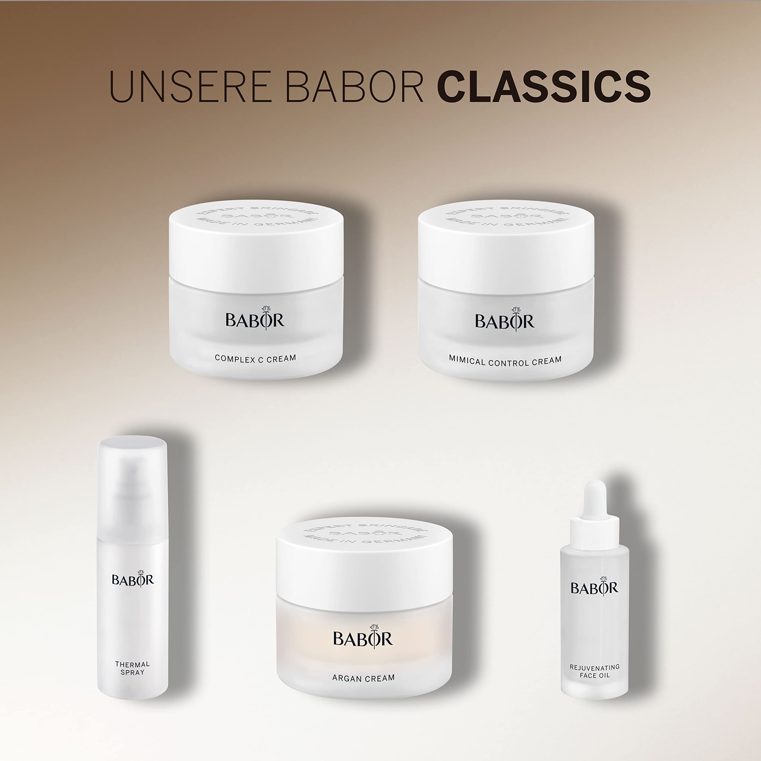 BABOR CLASSICS Mimical Control Cream, Leichte Gesichtscreme für trockene Haut, Gegen Mimikfalten und Mikroverspannungen, Vegane Formel, 50 ml