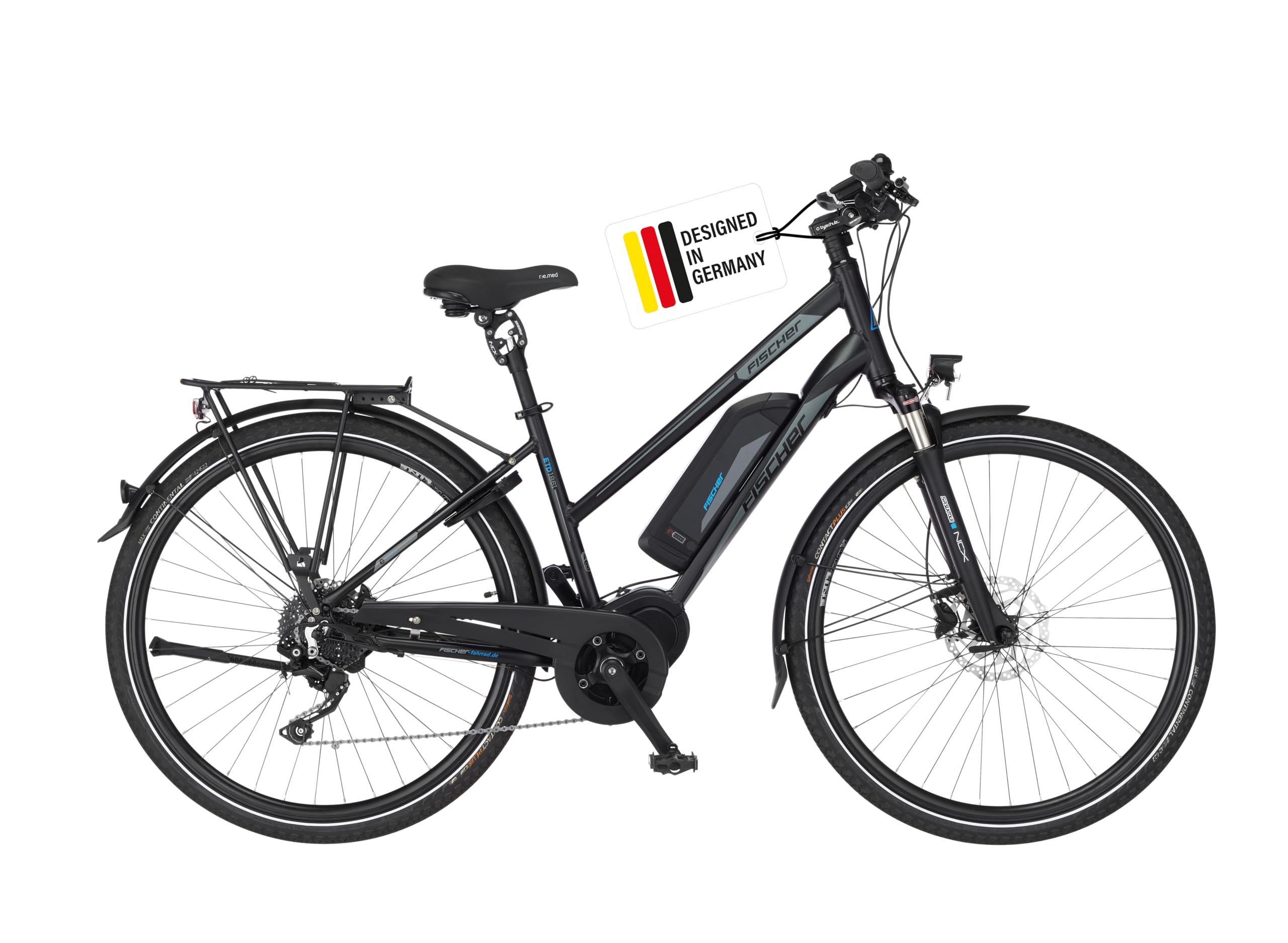 Fischer E-Bike Trekking VIATOR ETH 1861, Elektrofahrrad fr Damen und  Herren, RH 49 cm, Mittelmotor 80 Nm, 48 V Akku : Amazon.de: Sport & Freizeit