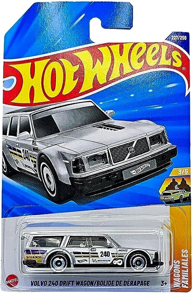 Hot Wheels Volvo 240 Drift Wagon 1:64 Modelo Escala miniatura 2