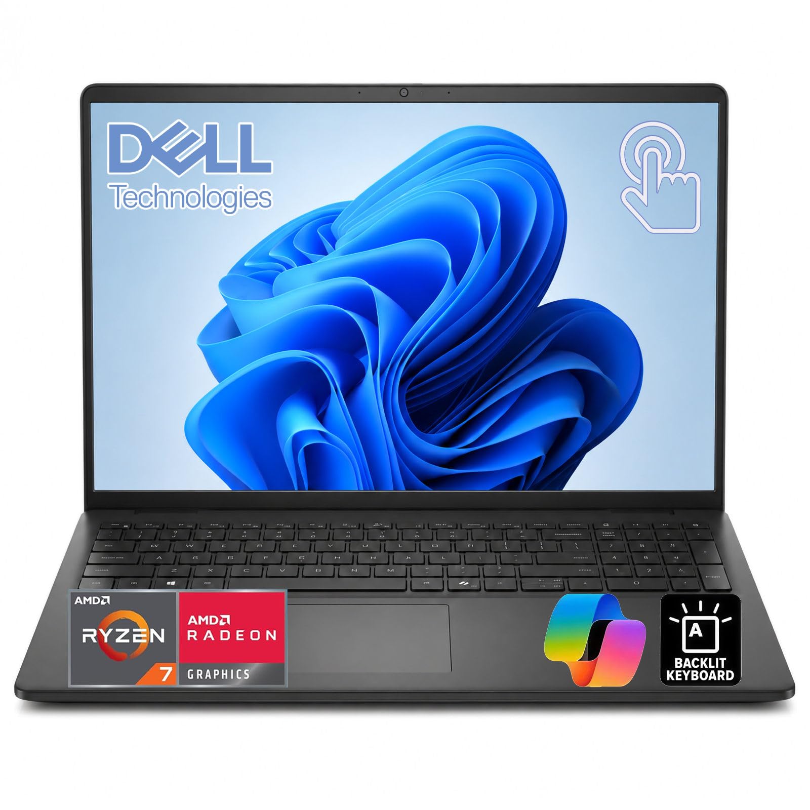 Amazon.com: Dell 16-inch Business Laptop – AMD Ryzen 7 250 8-Core