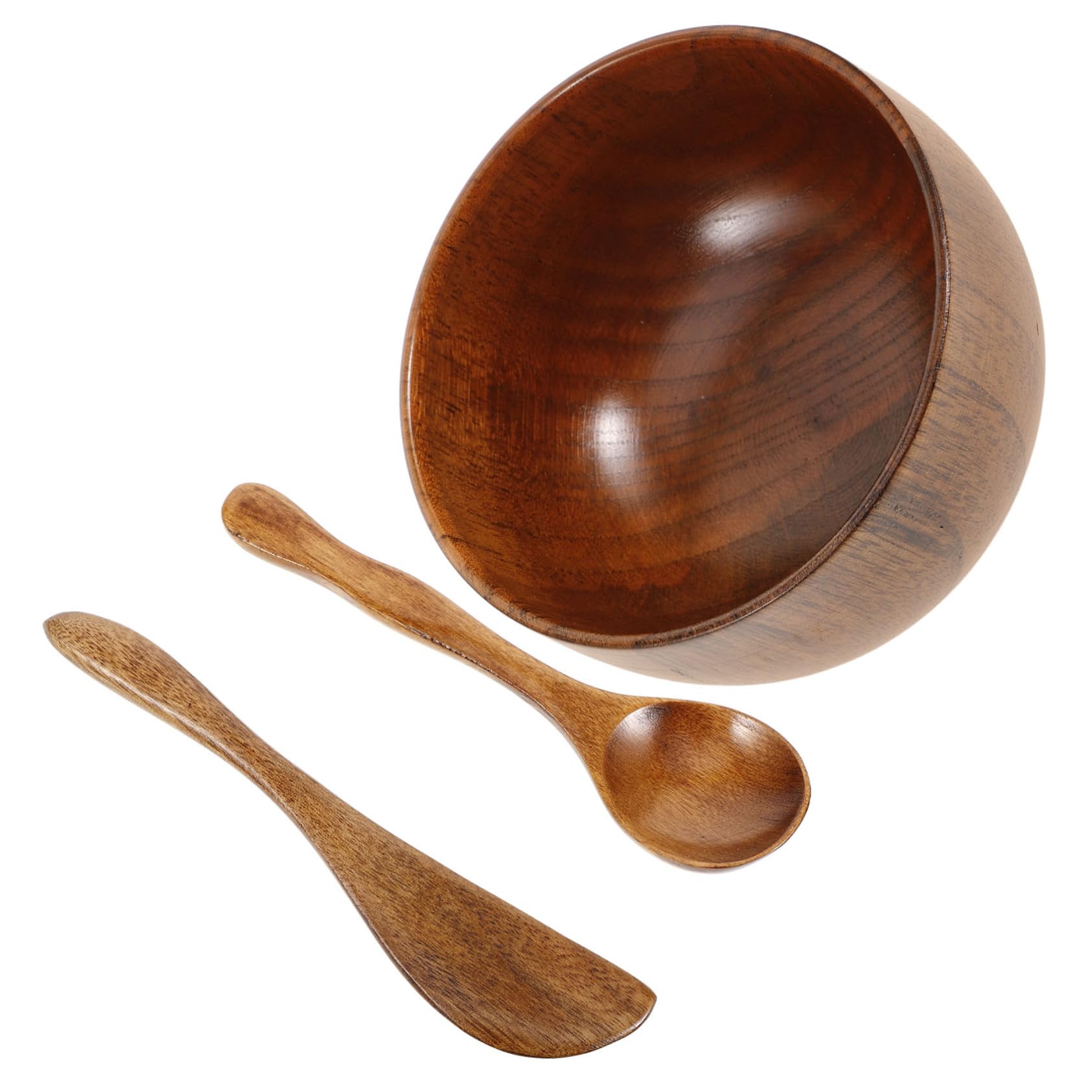 FRCOLOR 5 Sätze Maskenschale aus Holz für Tonmasken Gesichtsmischspatel holzschüssel set werkzeug Gesichtsmaske Make-up-Applikatoren Maske DIY Schüssel hölzern Wiederverwendbar