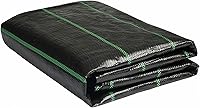 Groweco Heavy Duty Weed Barrier Landscape Fabric 6x100FT 3.2oz Woven Geotextile - Premium Ground Cover for Gardens, Driveways & Landscaping
