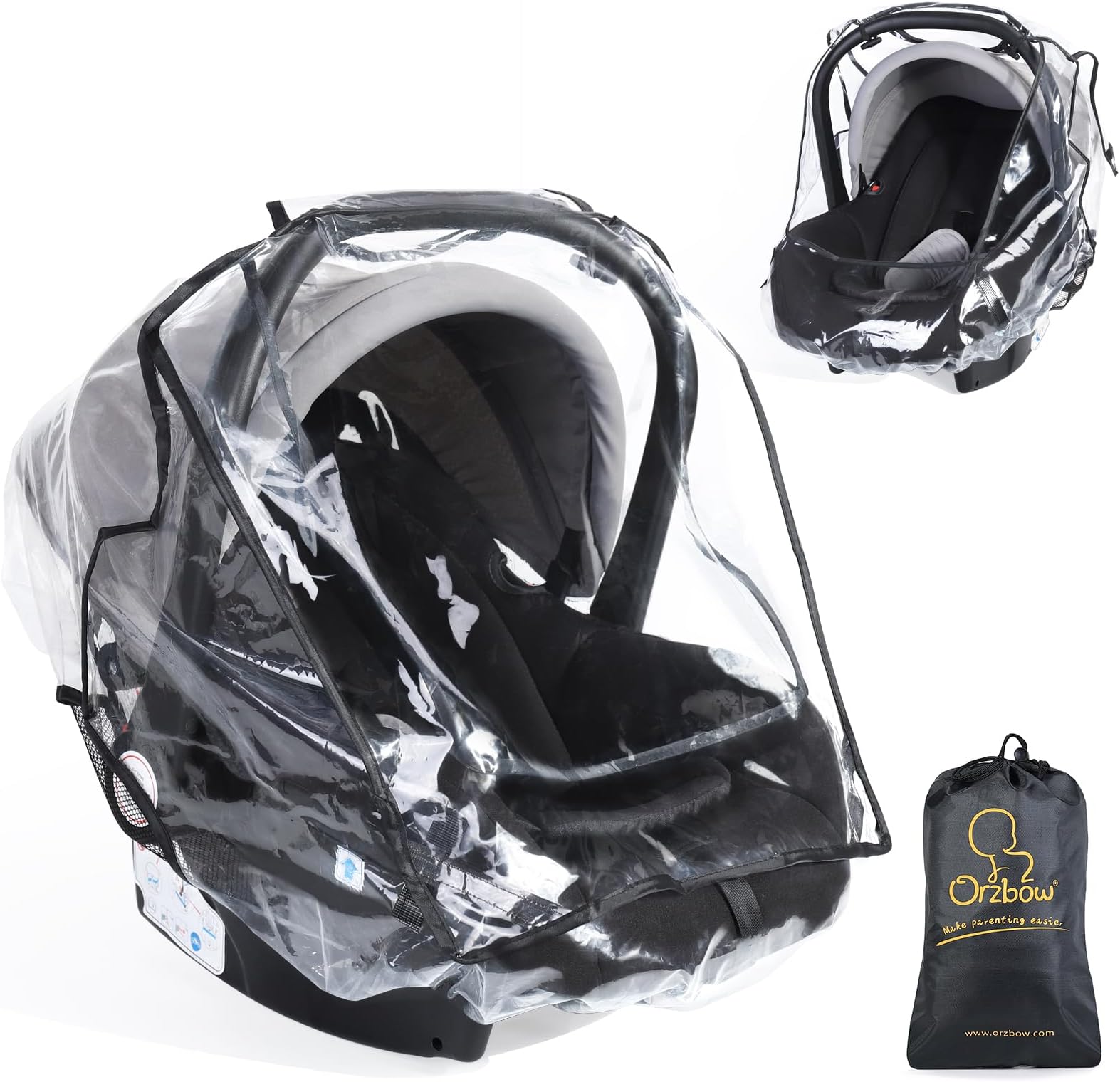 Universal Rain Cover, Quick Access Door, Transparent
