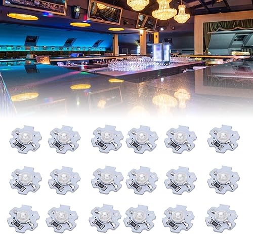 Miniatura 4 de Chip LED, 25 cuentas de luz LED de alta potencia de 5 V 1 W para accesorios de iluminación de bricolaje, bombilla de chip LED de aluminio para