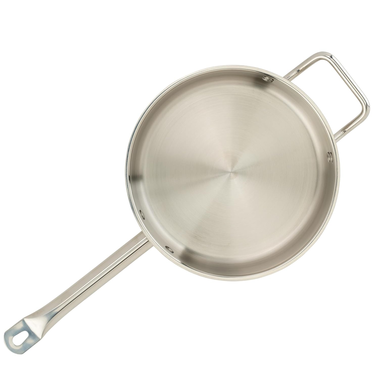 Winco 3qt S/S Saute Pan w/Cover
