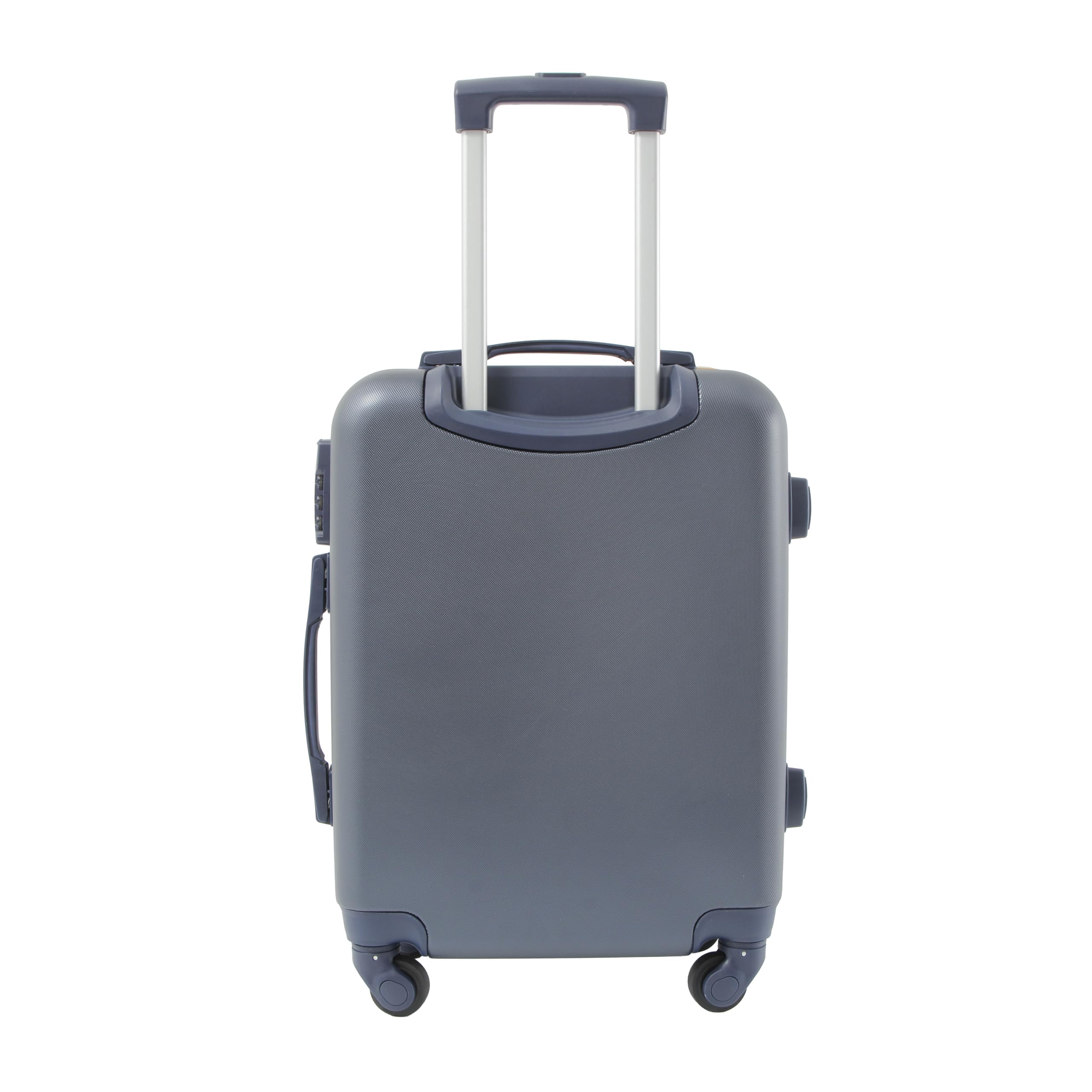 WHYGO - Trolley Bagaglio a Mano 55x40x20 con Ruote 360º - Rigido, Antiurto e Antigraffio - Capienza 44 Litri, Compatibile con Ryanair ed EasyJet - NAVY