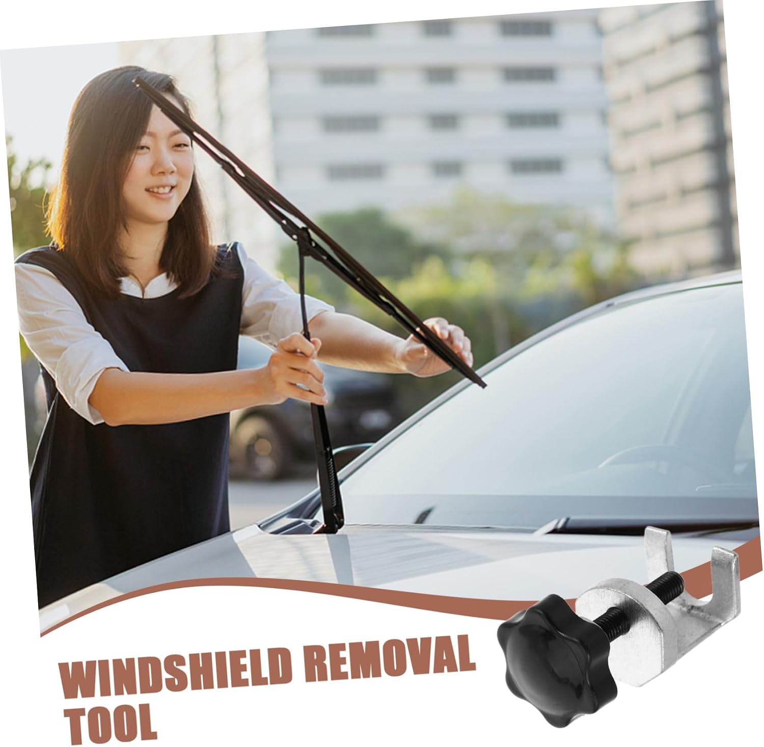 GLEAVI Windshield Wiper Arm Puller Car Windscreen Arm Removal Tool Sturdy Puller Tool