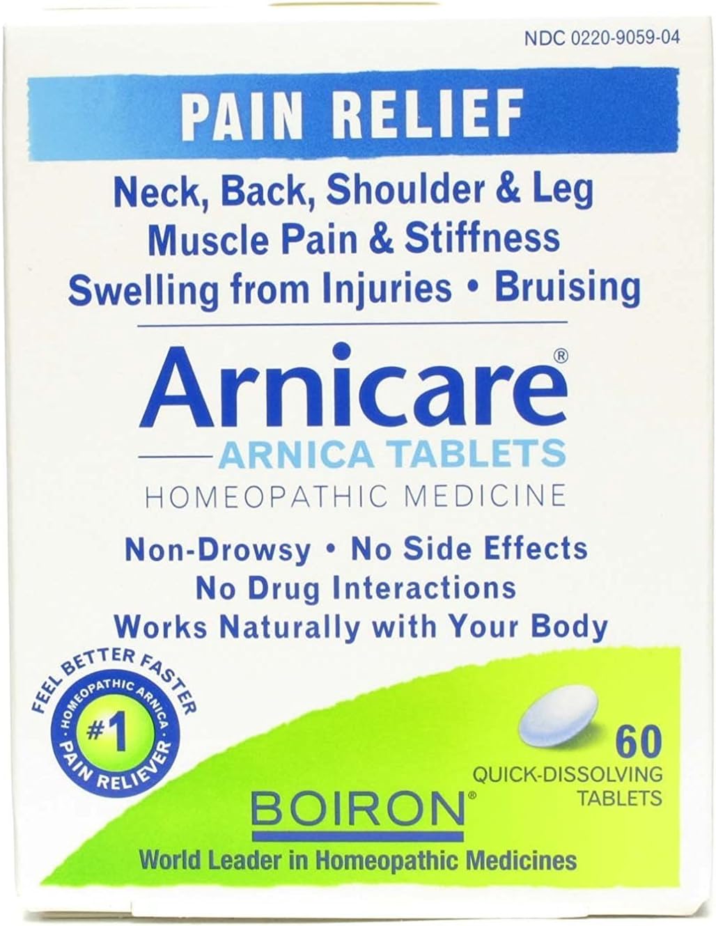 Arnicacare Arnica Tablets 60 ea (Pack of 3)
