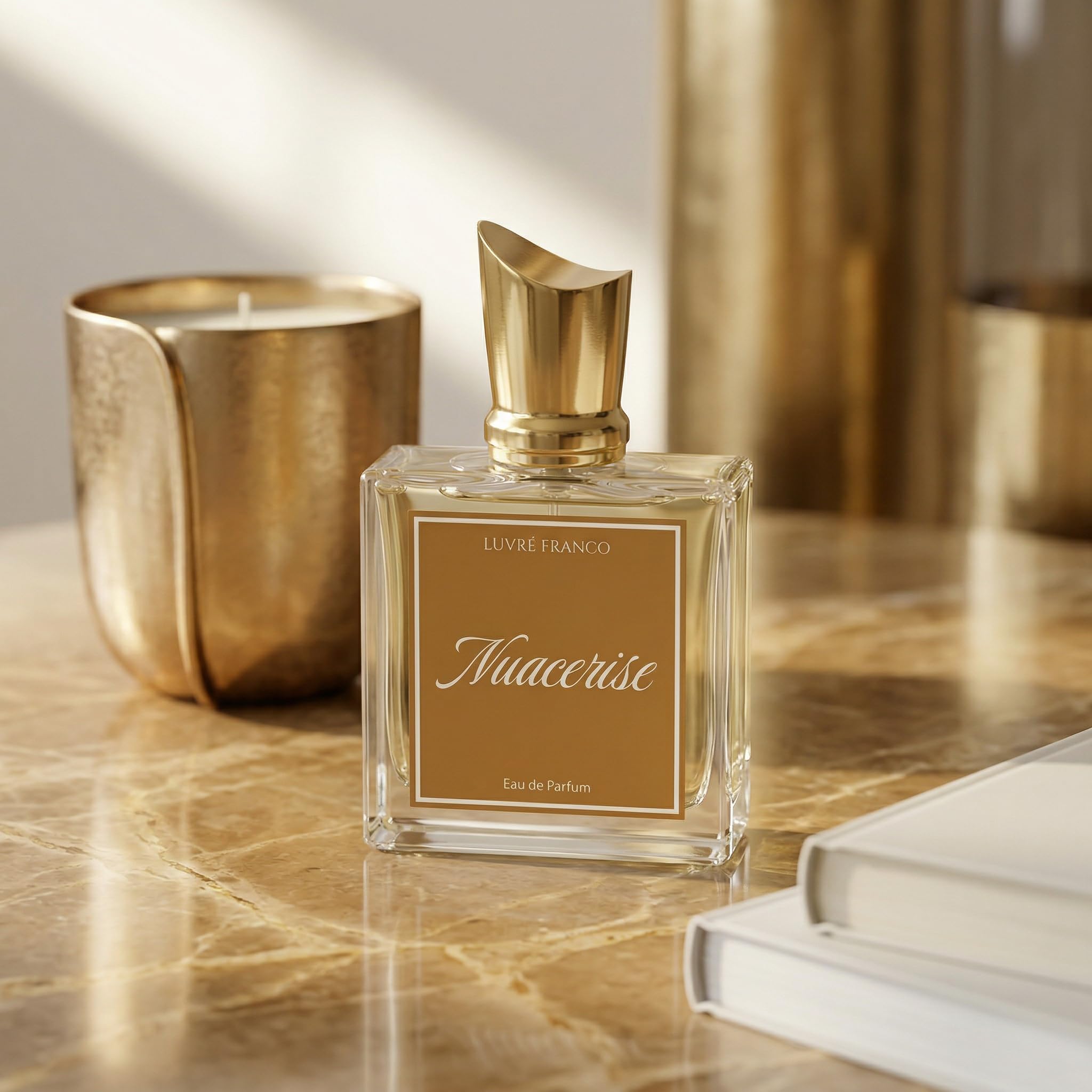 Nuacerise - Unisex Eau de Parfum - LUVRÉ FRANCO - mit Pheromonen - fruchtig edeler Duft - 50ml - sehr attraktiv und anziehend - Kirsche, Rose, Zimt und Sandelholz - langanhaltender Duft